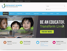 Tablet Screenshot of pathlight.org.sg